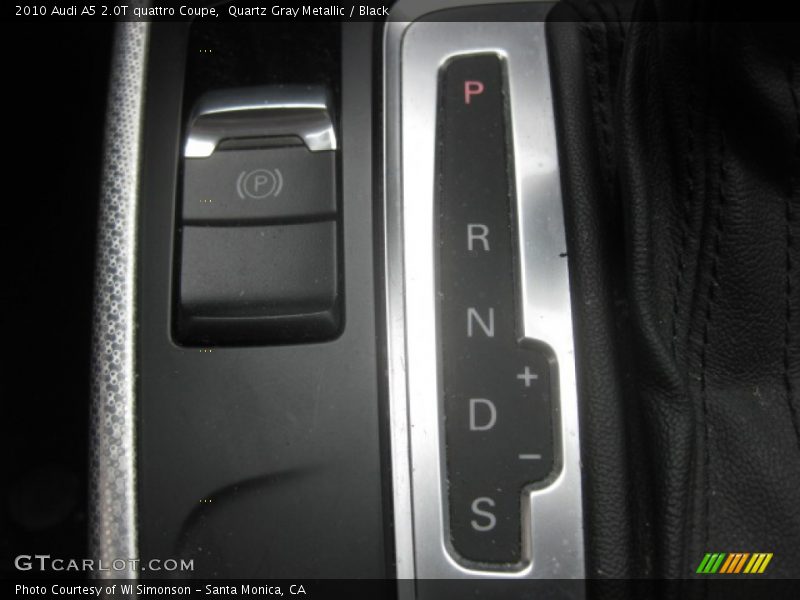 Quartz Gray Metallic / Black 2010 Audi A5 2.0T quattro Coupe