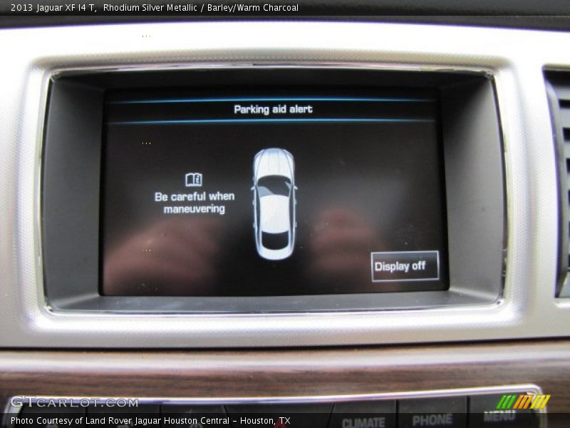 Rhodium Silver Metallic / Barley/Warm Charcoal 2013 Jaguar XF I4 T