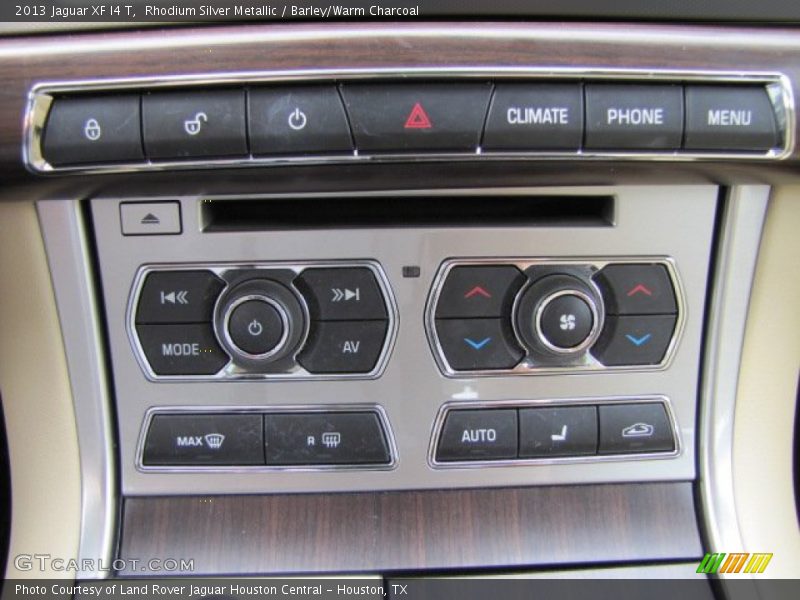 Rhodium Silver Metallic / Barley/Warm Charcoal 2013 Jaguar XF I4 T