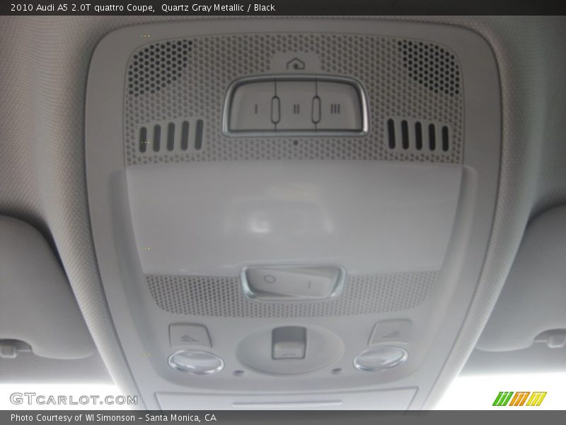 Quartz Gray Metallic / Black 2010 Audi A5 2.0T quattro Coupe