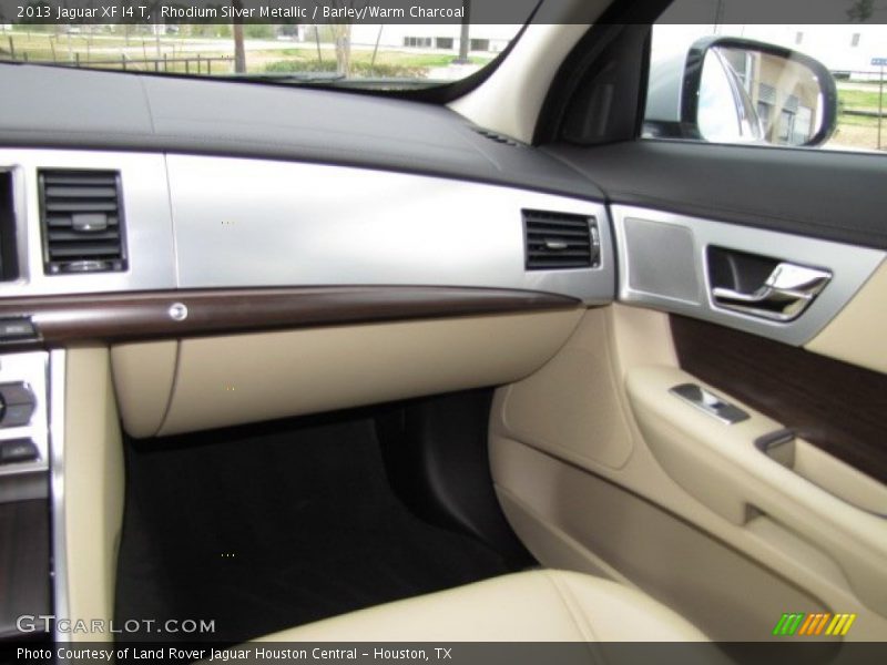 Rhodium Silver Metallic / Barley/Warm Charcoal 2013 Jaguar XF I4 T