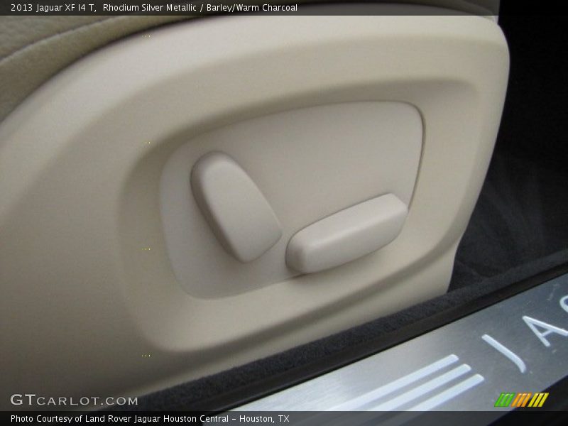 Rhodium Silver Metallic / Barley/Warm Charcoal 2013 Jaguar XF I4 T