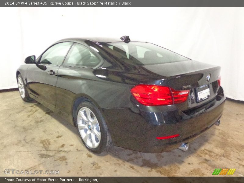 Black Sapphire Metallic / Black 2014 BMW 4 Series 435i xDrive Coupe