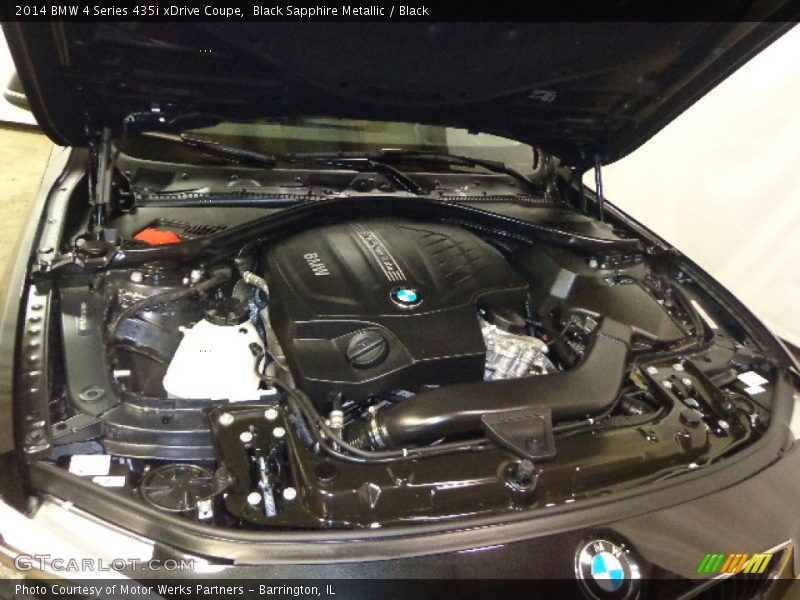 Black Sapphire Metallic / Black 2014 BMW 4 Series 435i xDrive Coupe