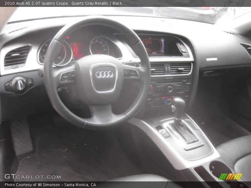 Quartz Gray Metallic / Black 2010 Audi A5 2.0T quattro Coupe