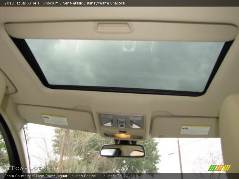 Rhodium Silver Metallic / Barley/Warm Charcoal 2013 Jaguar XF I4 T