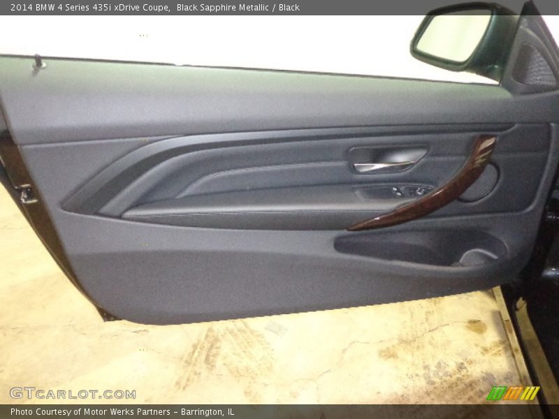 Black Sapphire Metallic / Black 2014 BMW 4 Series 435i xDrive Coupe