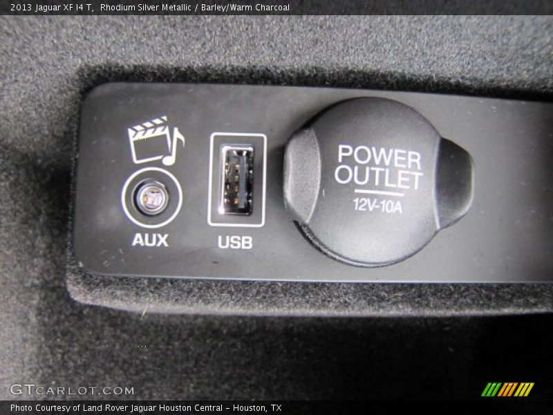 Rhodium Silver Metallic / Barley/Warm Charcoal 2013 Jaguar XF I4 T