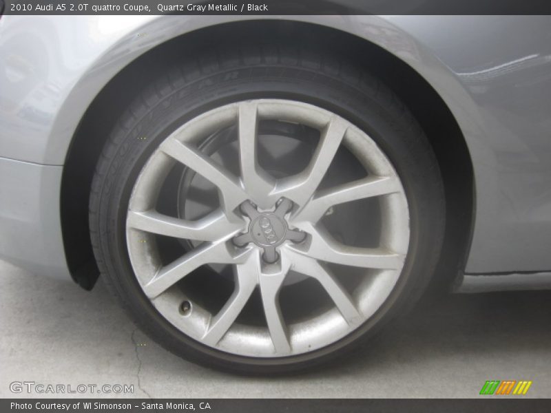 Quartz Gray Metallic / Black 2010 Audi A5 2.0T quattro Coupe
