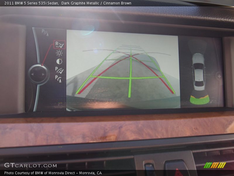 Dark Graphite Metallic / Cinnamon Brown 2011 BMW 5 Series 535i Sedan