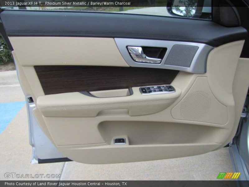 Rhodium Silver Metallic / Barley/Warm Charcoal 2013 Jaguar XF I4 T