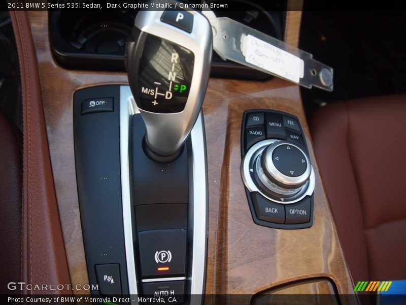 Dark Graphite Metallic / Cinnamon Brown 2011 BMW 5 Series 535i Sedan