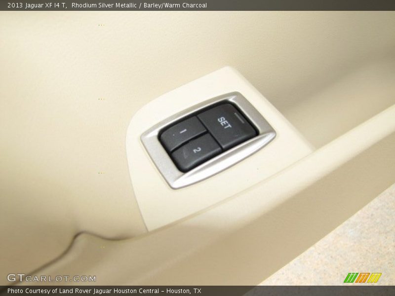 Rhodium Silver Metallic / Barley/Warm Charcoal 2013 Jaguar XF I4 T