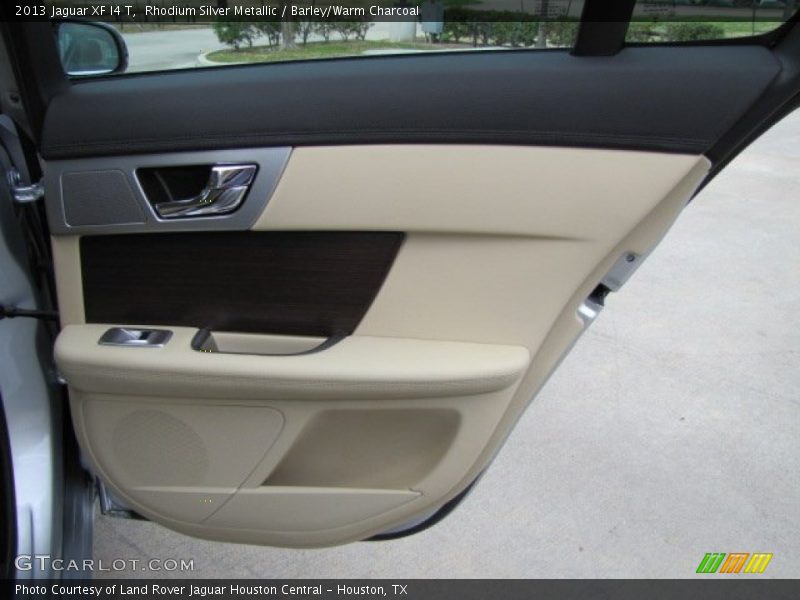 Rhodium Silver Metallic / Barley/Warm Charcoal 2013 Jaguar XF I4 T