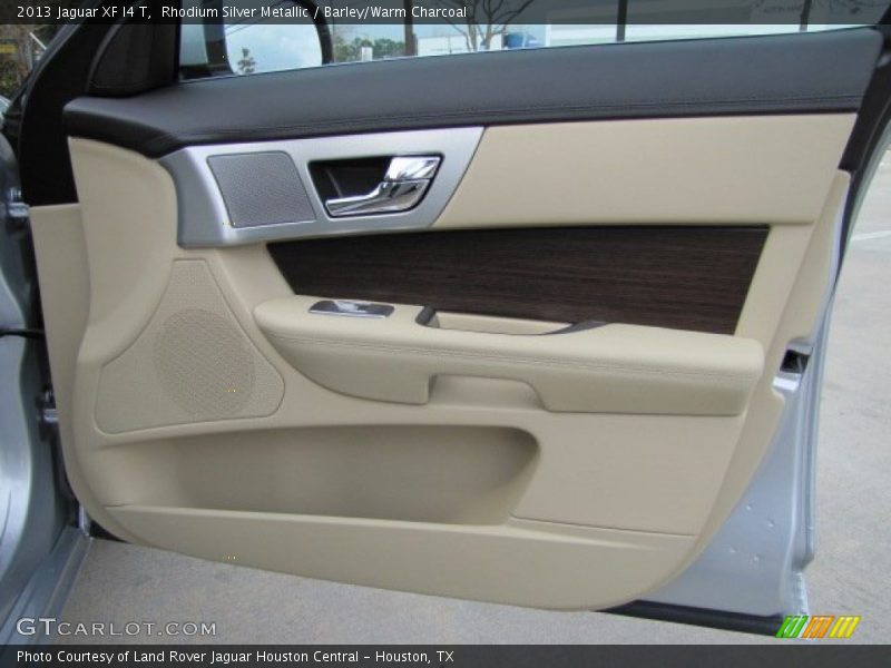 Rhodium Silver Metallic / Barley/Warm Charcoal 2013 Jaguar XF I4 T
