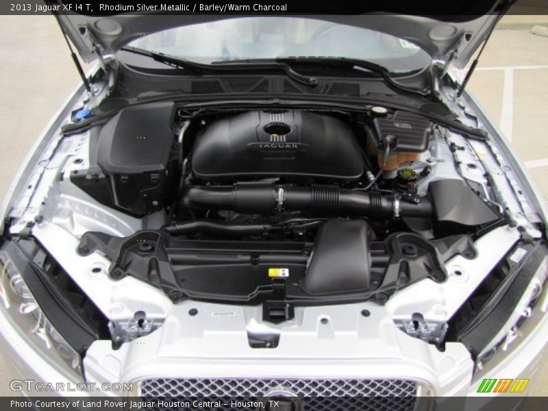 Rhodium Silver Metallic / Barley/Warm Charcoal 2013 Jaguar XF I4 T