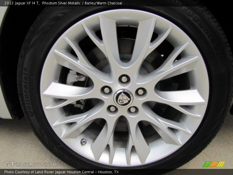 Rhodium Silver Metallic / Barley/Warm Charcoal 2013 Jaguar XF I4 T