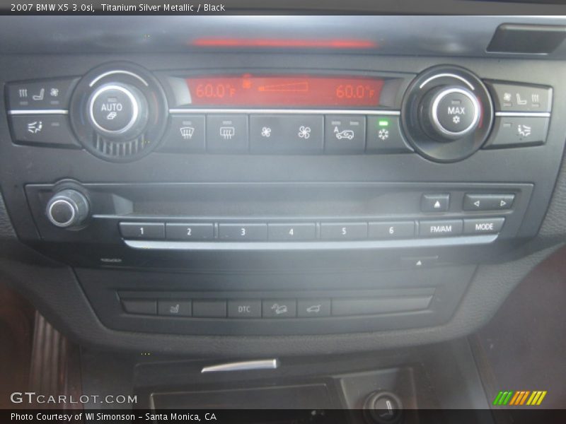 Titanium Silver Metallic / Black 2007 BMW X5 3.0si