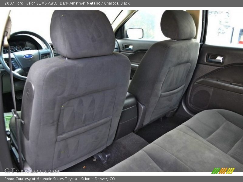 Dark Amethyst Metallic / Charcoal Black 2007 Ford Fusion SE V6 AWD