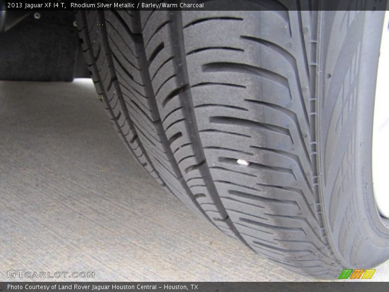 Rhodium Silver Metallic / Barley/Warm Charcoal 2013 Jaguar XF I4 T