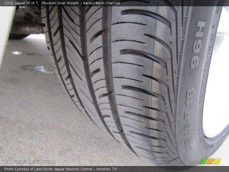 Rhodium Silver Metallic / Barley/Warm Charcoal 2013 Jaguar XF I4 T