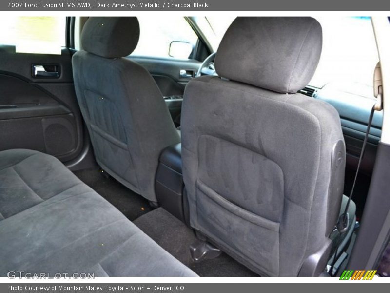 Dark Amethyst Metallic / Charcoal Black 2007 Ford Fusion SE V6 AWD