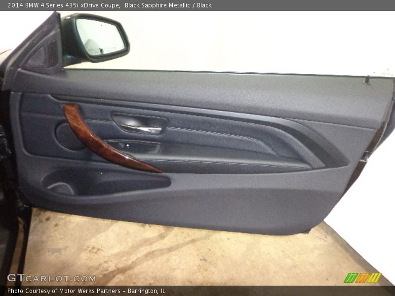 Black Sapphire Metallic / Black 2014 BMW 4 Series 435i xDrive Coupe