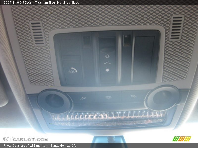 Titanium Silver Metallic / Black 2007 BMW X5 3.0si