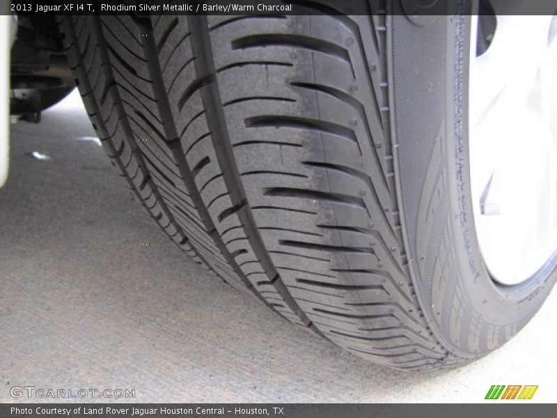 Rhodium Silver Metallic / Barley/Warm Charcoal 2013 Jaguar XF I4 T