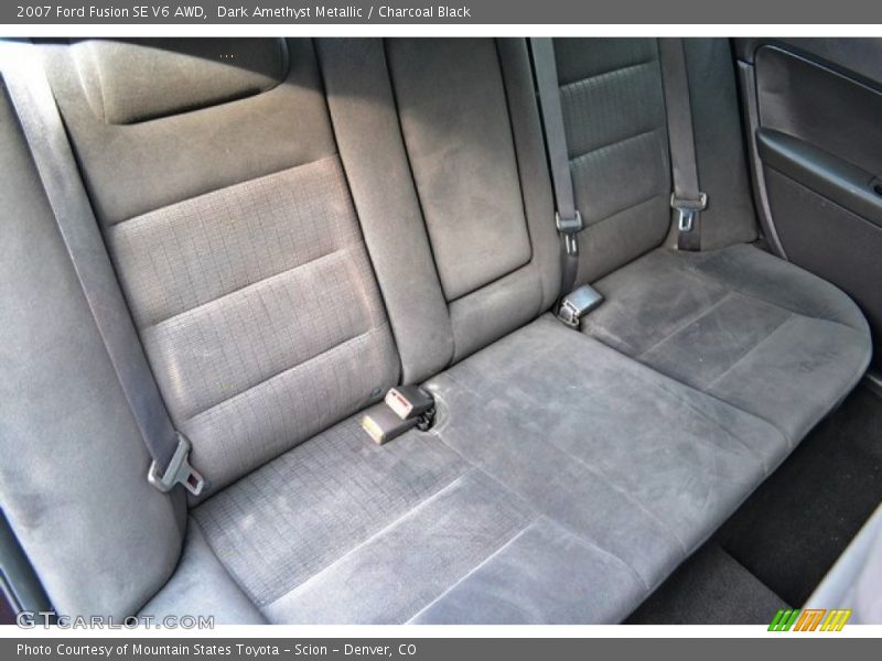 Dark Amethyst Metallic / Charcoal Black 2007 Ford Fusion SE V6 AWD