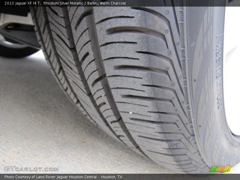 Rhodium Silver Metallic / Barley/Warm Charcoal 2013 Jaguar XF I4 T