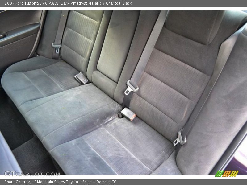 Dark Amethyst Metallic / Charcoal Black 2007 Ford Fusion SE V6 AWD