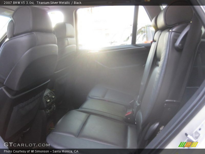 Titanium Silver Metallic / Black 2007 BMW X5 3.0si