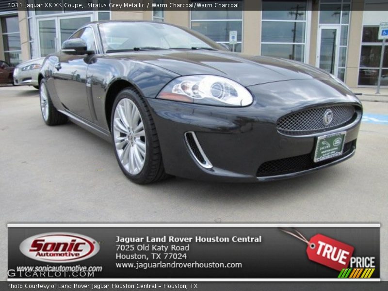 Stratus Grey Metallic / Warm Charcoal/Warm Charcoal 2011 Jaguar XK XK Coupe