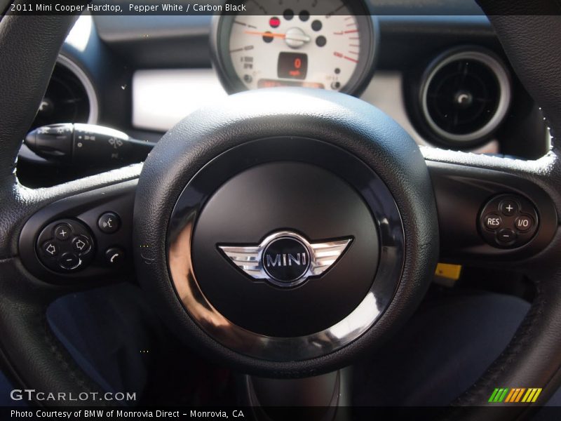 Pepper White / Carbon Black 2011 Mini Cooper Hardtop