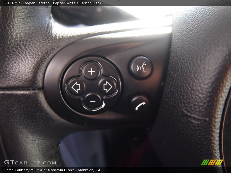 Pepper White / Carbon Black 2011 Mini Cooper Hardtop