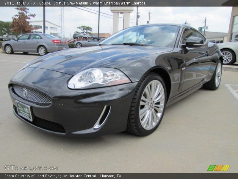 Stratus Grey Metallic / Warm Charcoal/Warm Charcoal 2011 Jaguar XK XK Coupe