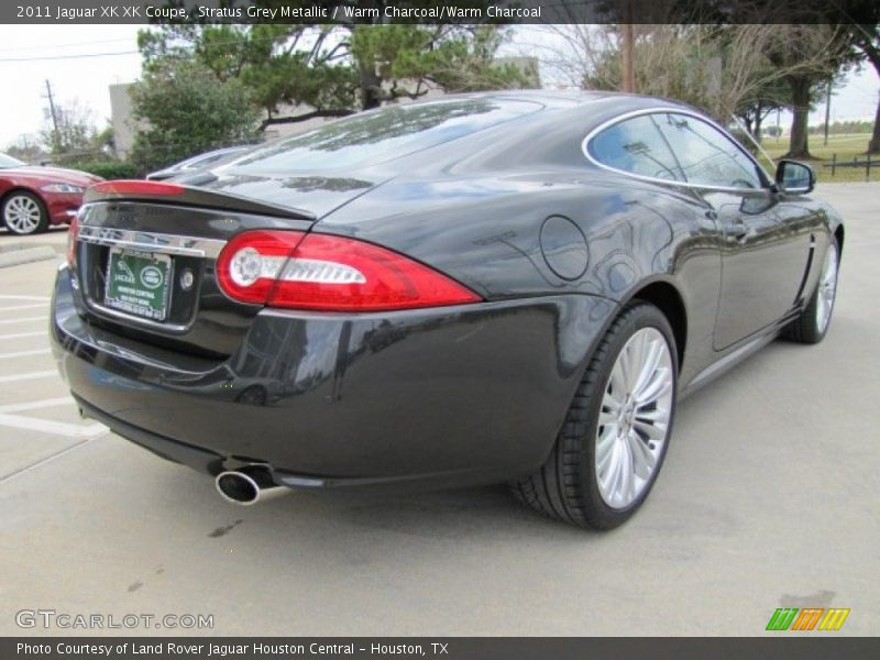 Stratus Grey Metallic / Warm Charcoal/Warm Charcoal 2011 Jaguar XK XK Coupe