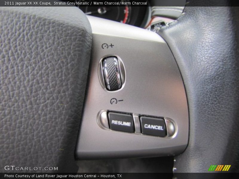 Stratus Grey Metallic / Warm Charcoal/Warm Charcoal 2011 Jaguar XK XK Coupe