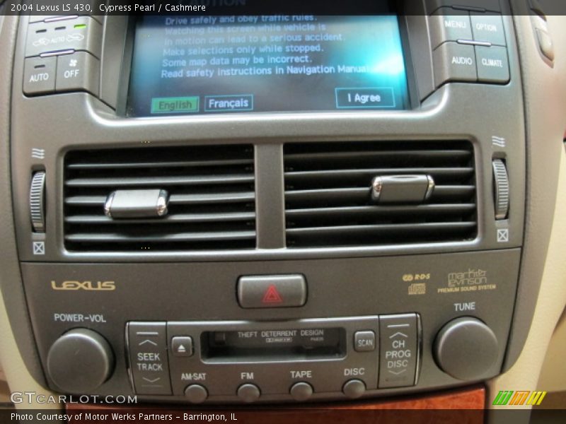 Cypress Pearl / Cashmere 2004 Lexus LS 430
