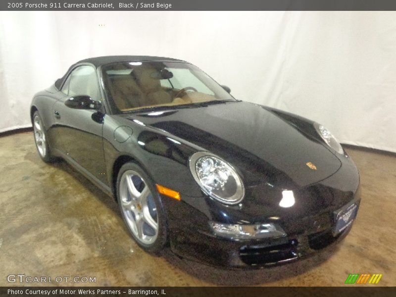 Black / Sand Beige 2005 Porsche 911 Carrera Cabriolet