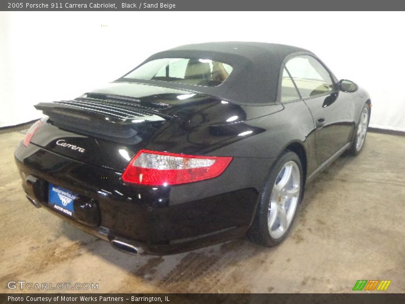 Black / Sand Beige 2005 Porsche 911 Carrera Cabriolet