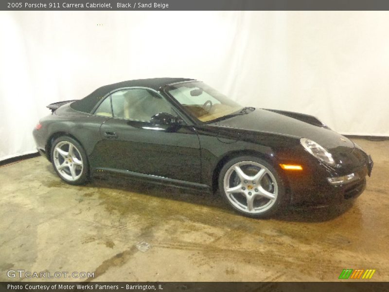 Black / Sand Beige 2005 Porsche 911 Carrera Cabriolet