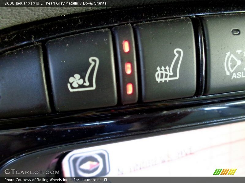 Pearl Grey Metallic / Dove/Granite 2008 Jaguar XJ XJ8 L