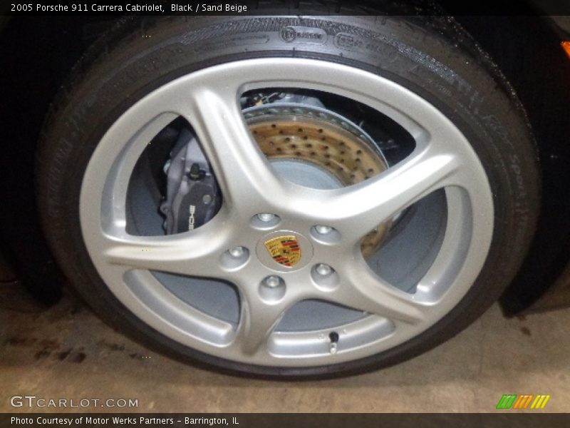 Black / Sand Beige 2005 Porsche 911 Carrera Cabriolet