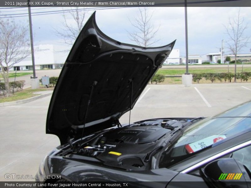 Stratus Grey Metallic / Warm Charcoal/Warm Charcoal 2011 Jaguar XK XK Coupe