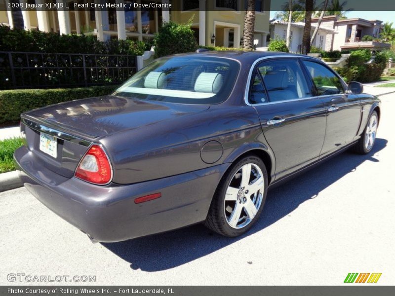 Pearl Grey Metallic / Dove/Granite 2008 Jaguar XJ XJ8 L