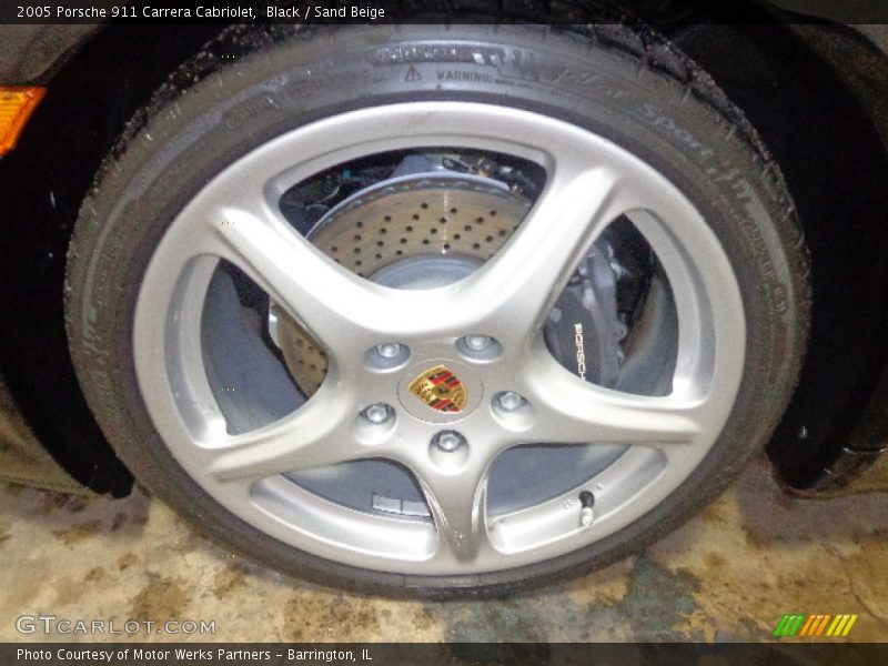 Black / Sand Beige 2005 Porsche 911 Carrera Cabriolet