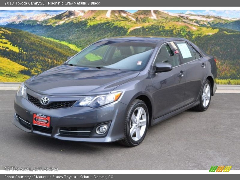 Magnetic Gray Metallic / Black 2013 Toyota Camry SE