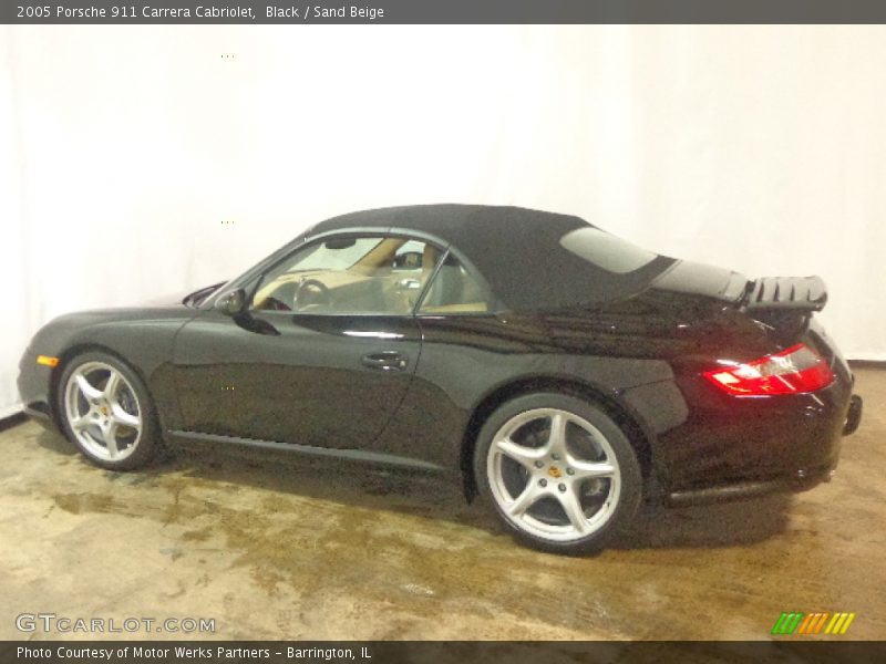 Black / Sand Beige 2005 Porsche 911 Carrera Cabriolet